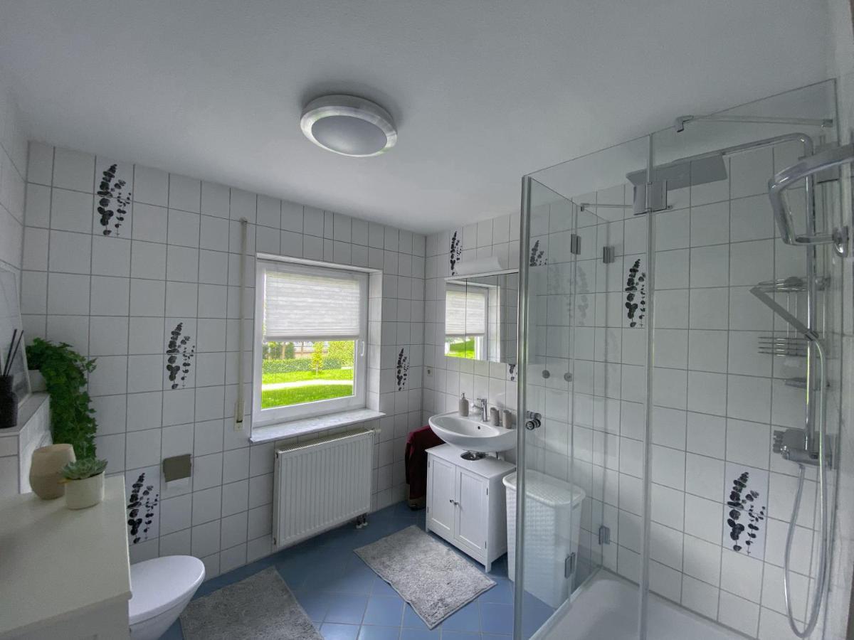 Schoene Wohnung Mit Terrasse & Blick Ins Gruene Dormettingen Dış mekan fotoğraf